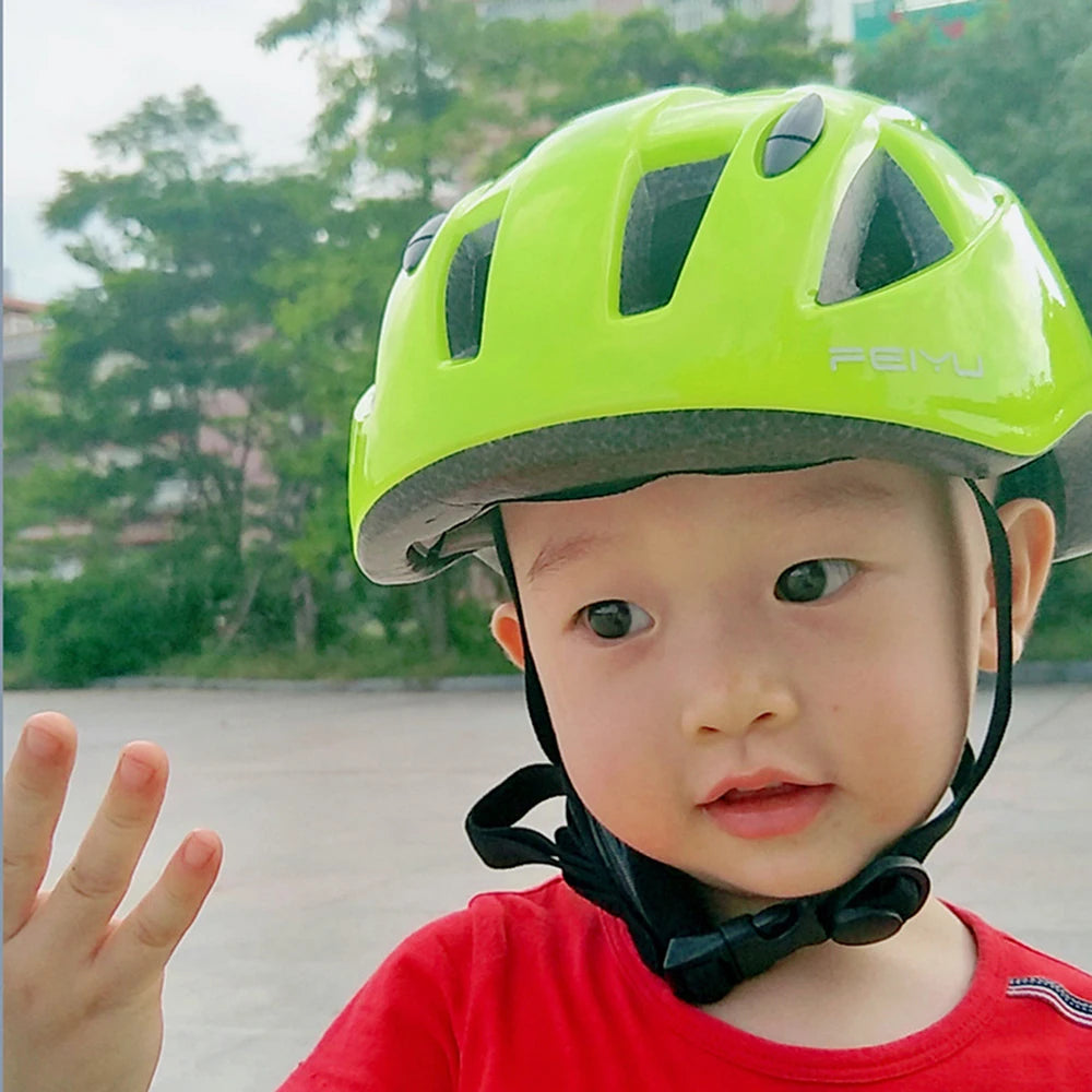 Casque Vélo Enfant Intégral Avec Lumières - Protection Cyclisme Réglable Pour Garçons Et Filles