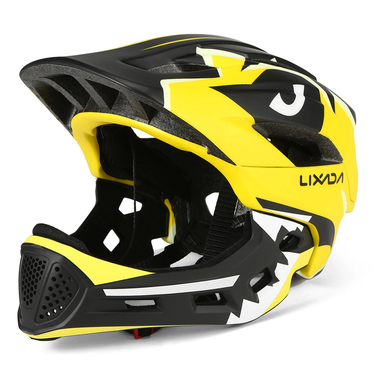 EULANT Casque Integral VTT pour Enfants,Casque Enfant avec Mentonniere