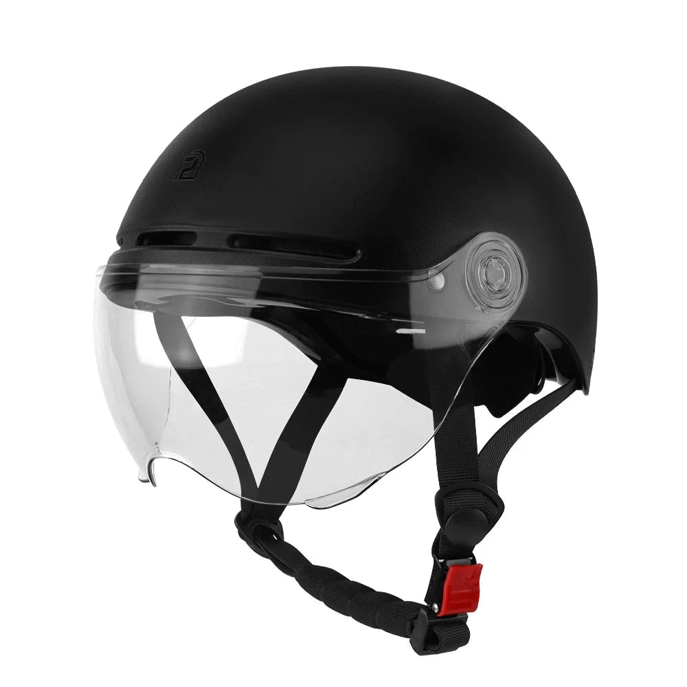 PEMILA Casque Vélo Ville avec Visière et Protection Auditive